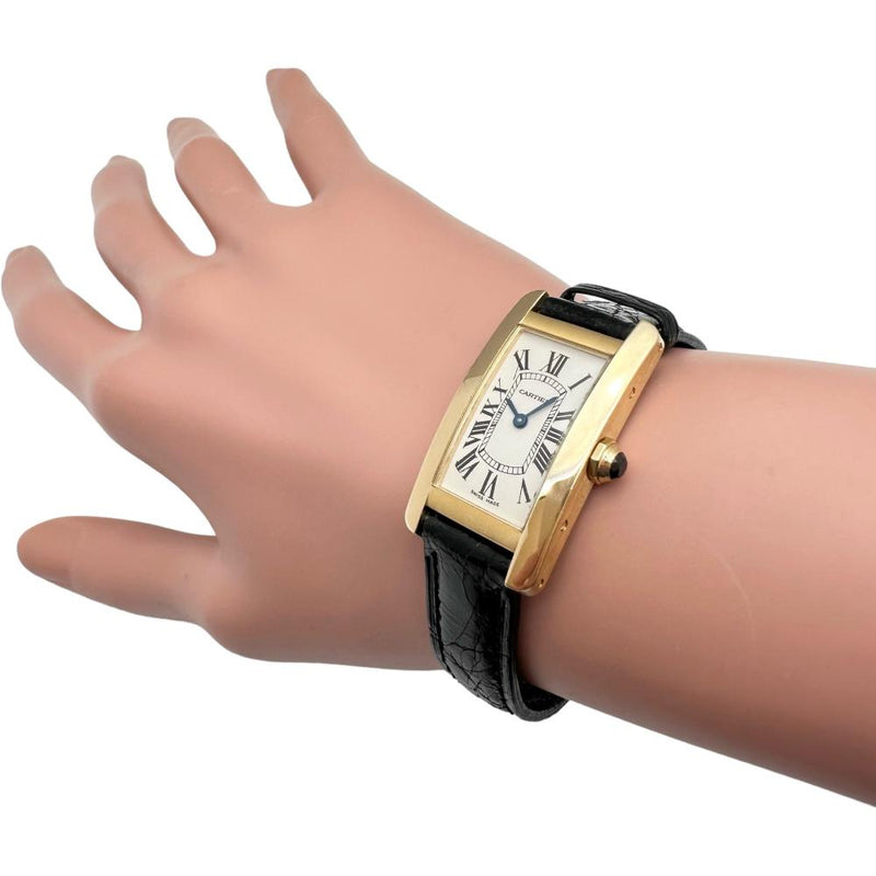 CARTIER/カルティエ】 タンクアメリカンSM W2601556 腕時計 K18YG