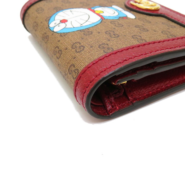 GUCCI/グッチ】 ドラえもん コンパクトウォレット 二つ折り財布/ミニGG