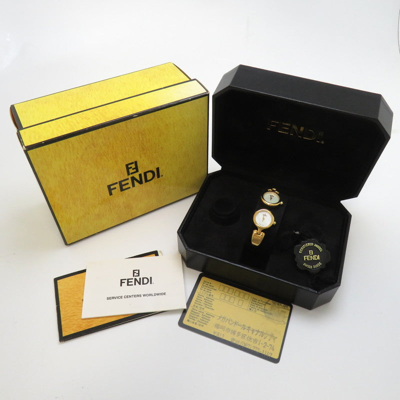 FENDI/フェンディ】 ダブルフェイス 2タイムゾーン 620L 腕時計 GP