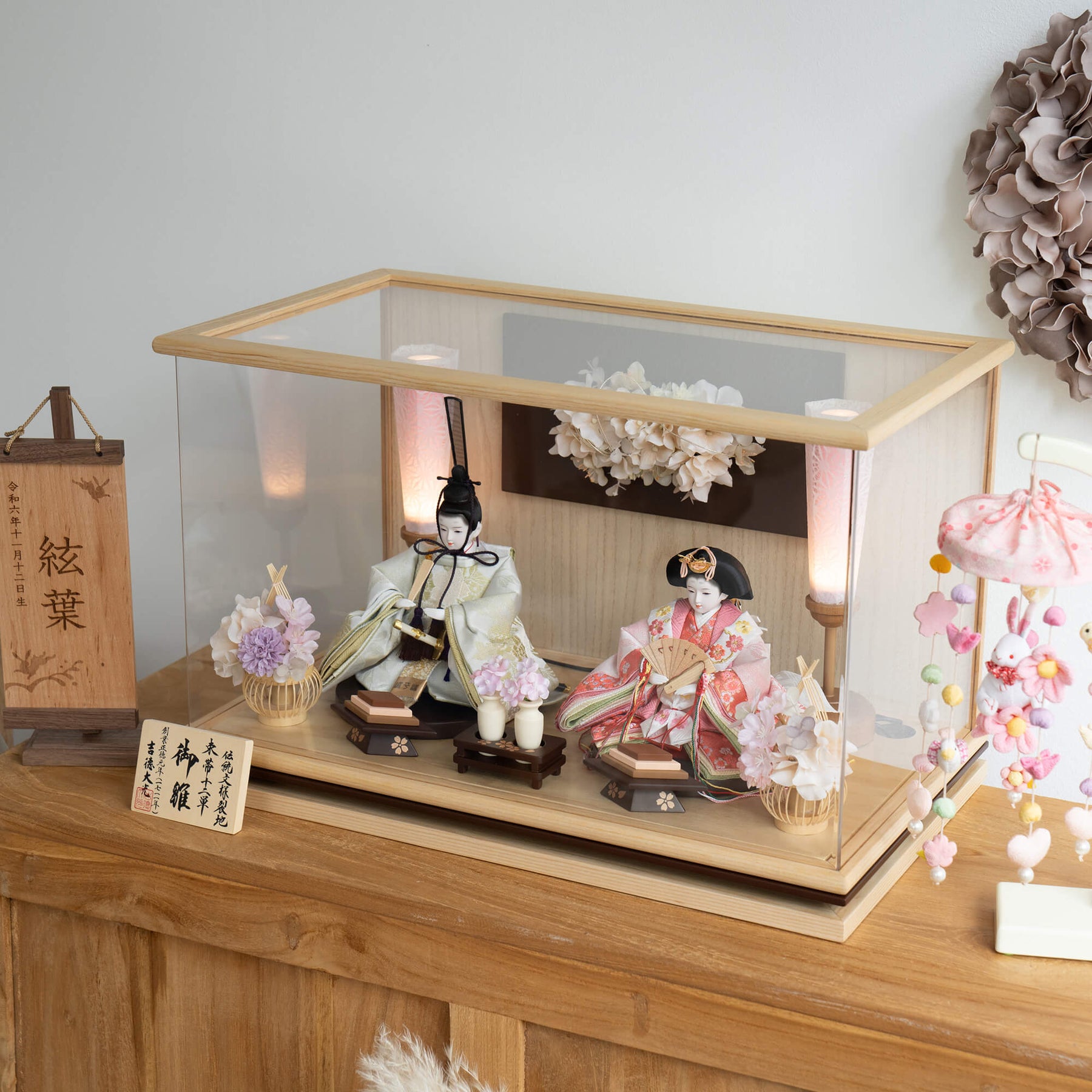 市松人形 吉徳大光 ディスプレイケース付き 2025年最新】吉徳大光 市松人形