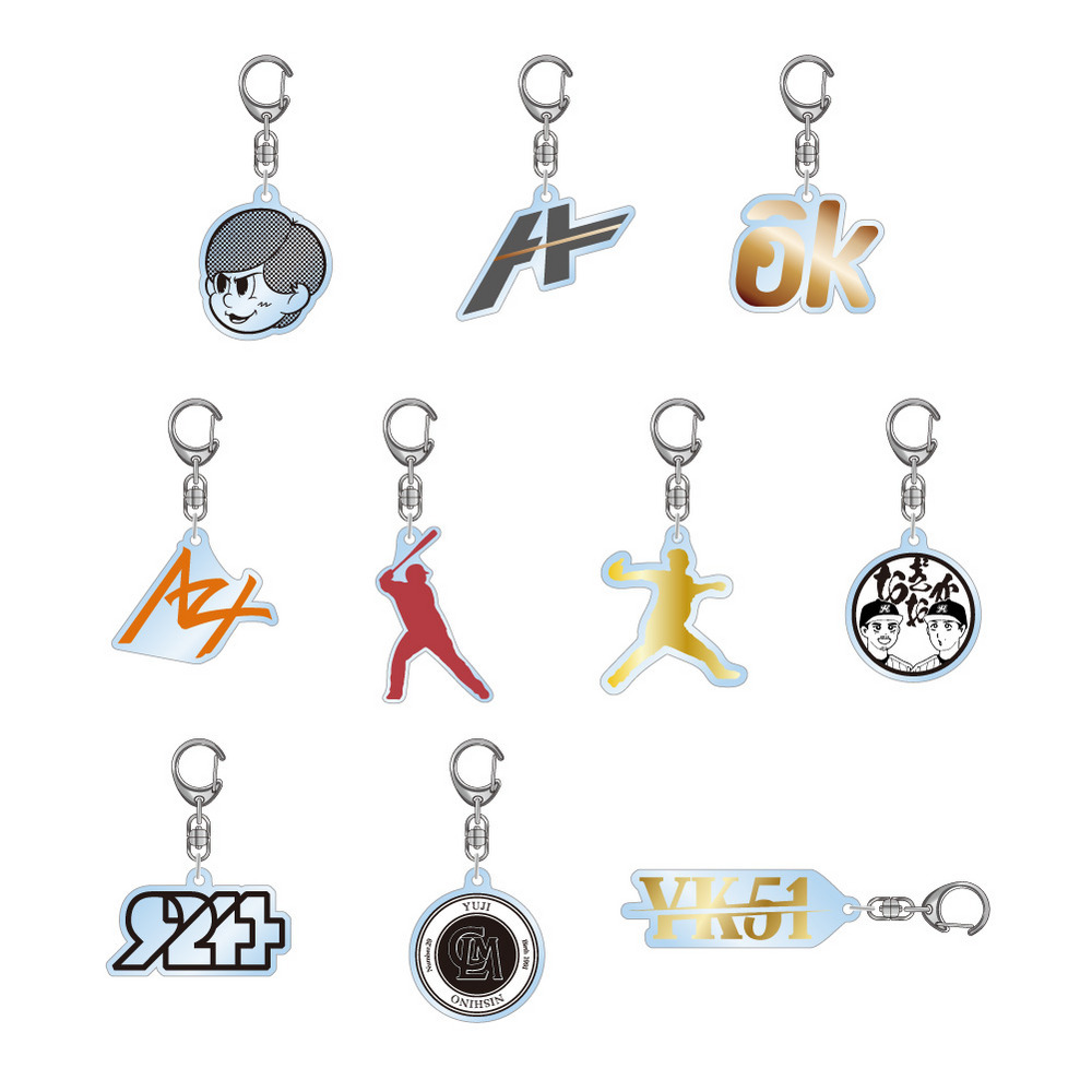 THE ALFEE 歌朱印アクリルキーホルダー 全10種コンプ 保護カバー10枚