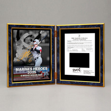 西川史礁選手 2025年シーズン名場面 直筆サイン入り 2面式フォトパネル