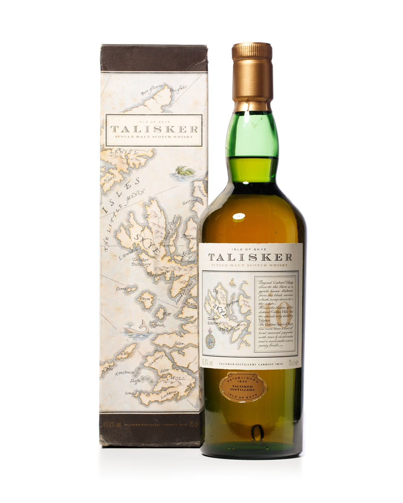 Talisker 10 Year Old Map Label With Original Box – Mark Littler