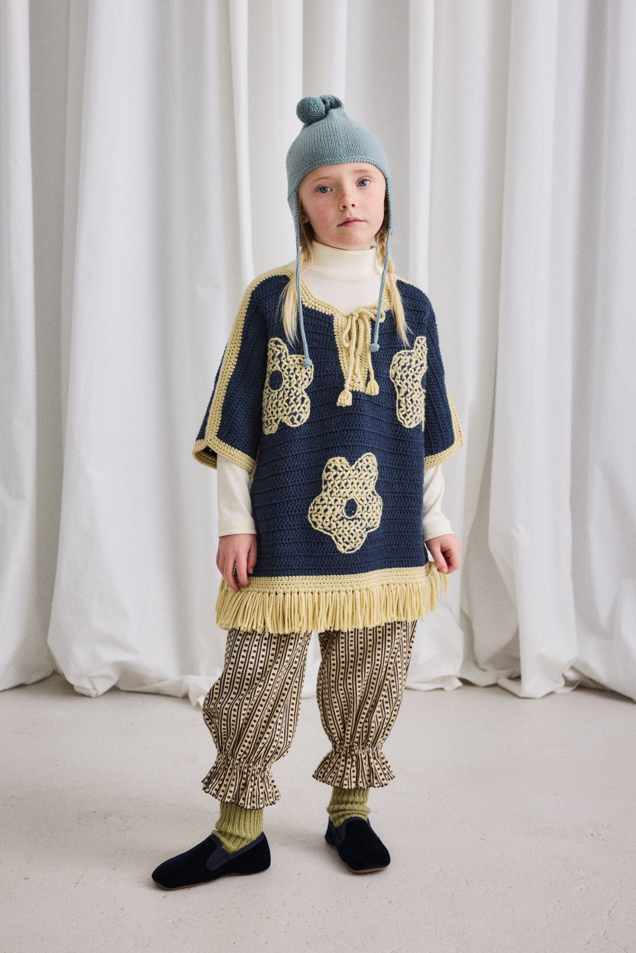 ボトムス・スパッツ Misha and Puff A-Pant Railroad Floral 4y Zuzu