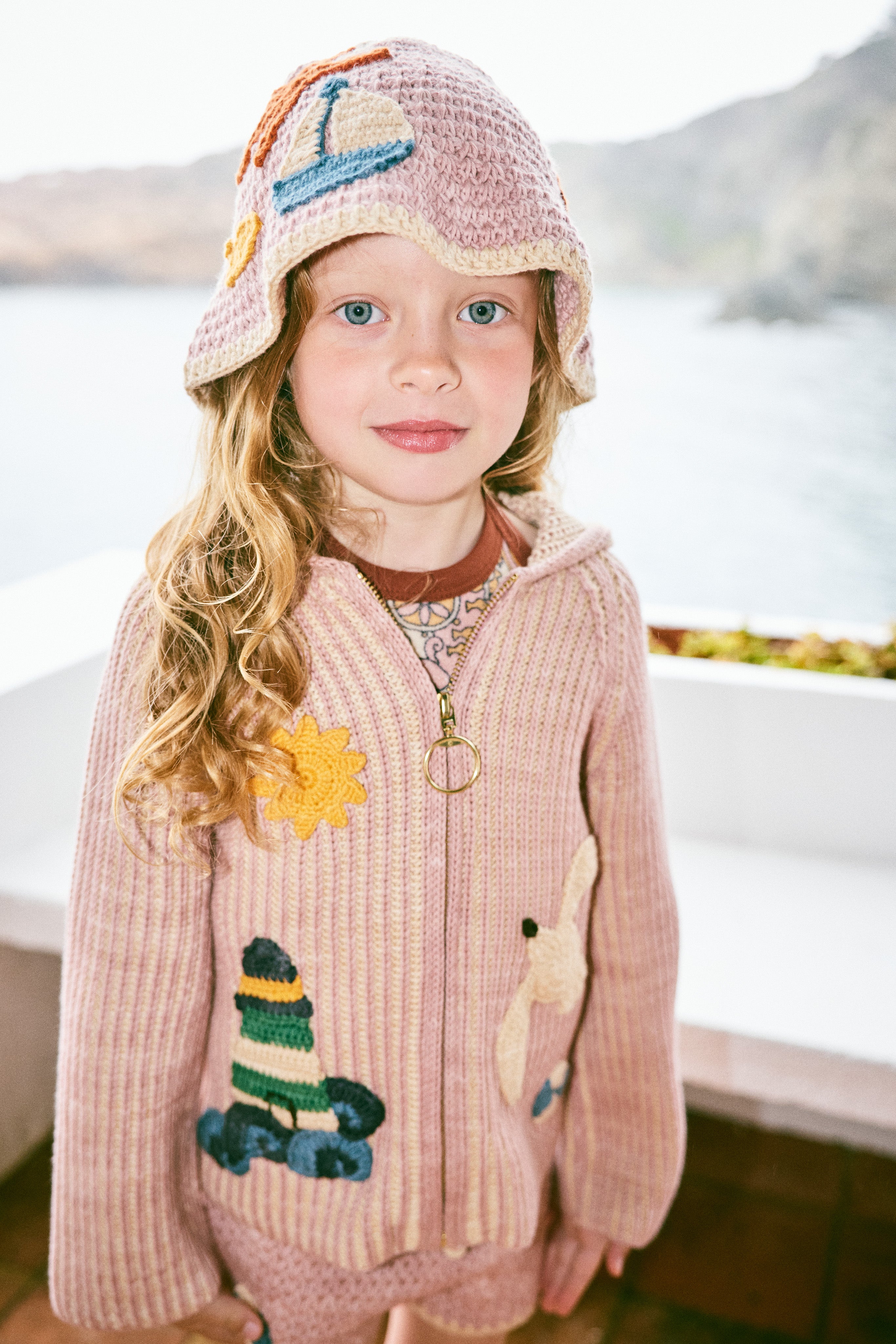 Misha & Puff beach hat 2-4y