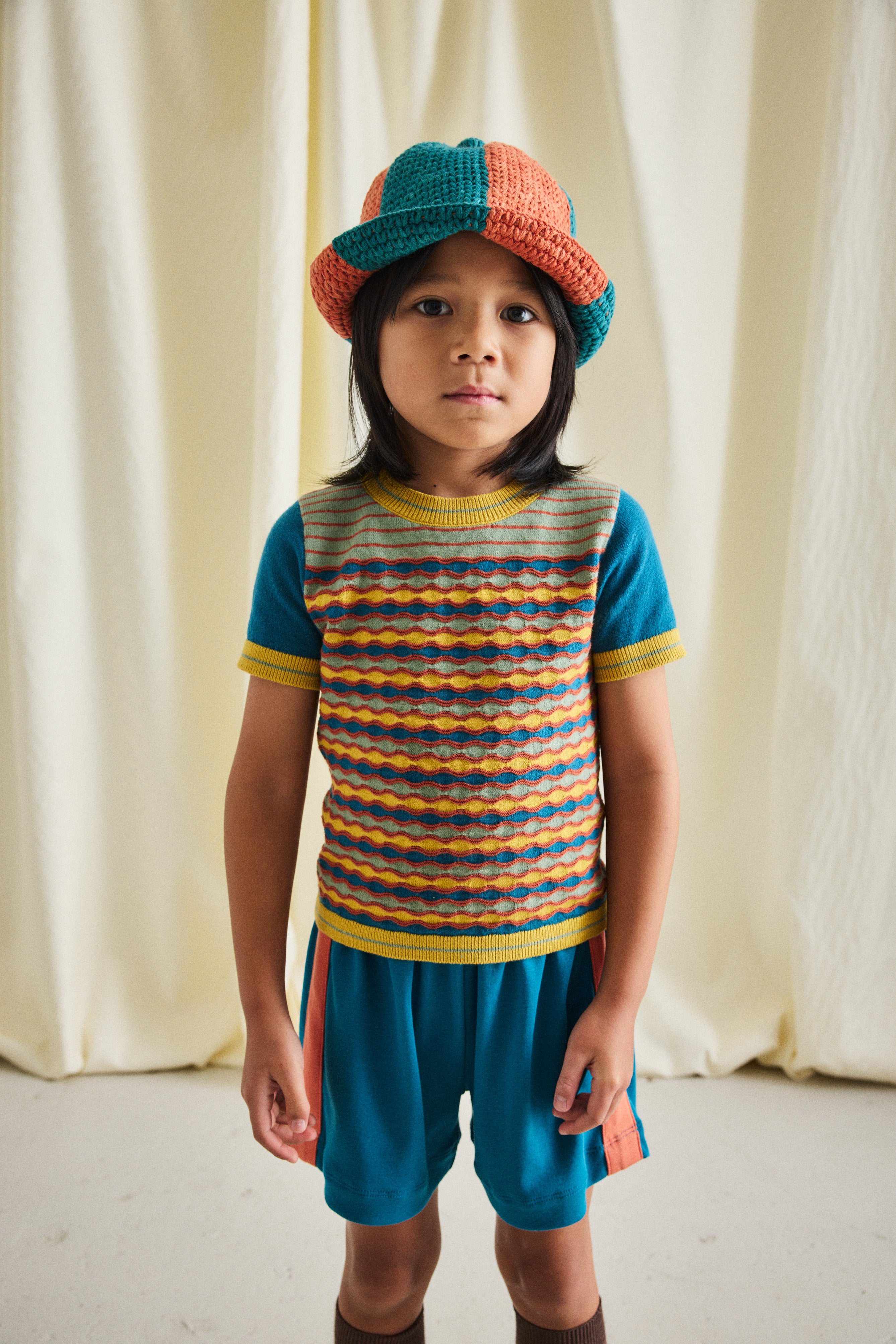 帽子 misha&puff Crochet Tulip Hat 4-8y 帽子 misha&puff Crochet