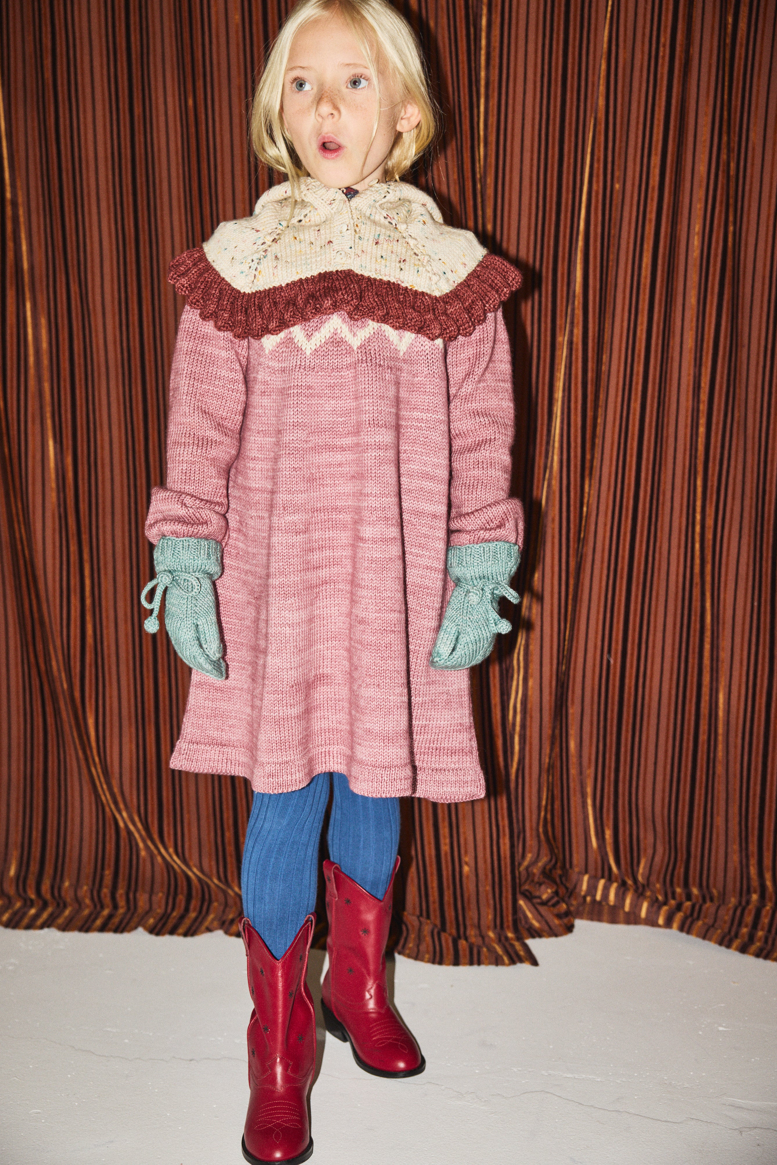 Ruffle Capelet – Misha & Puff