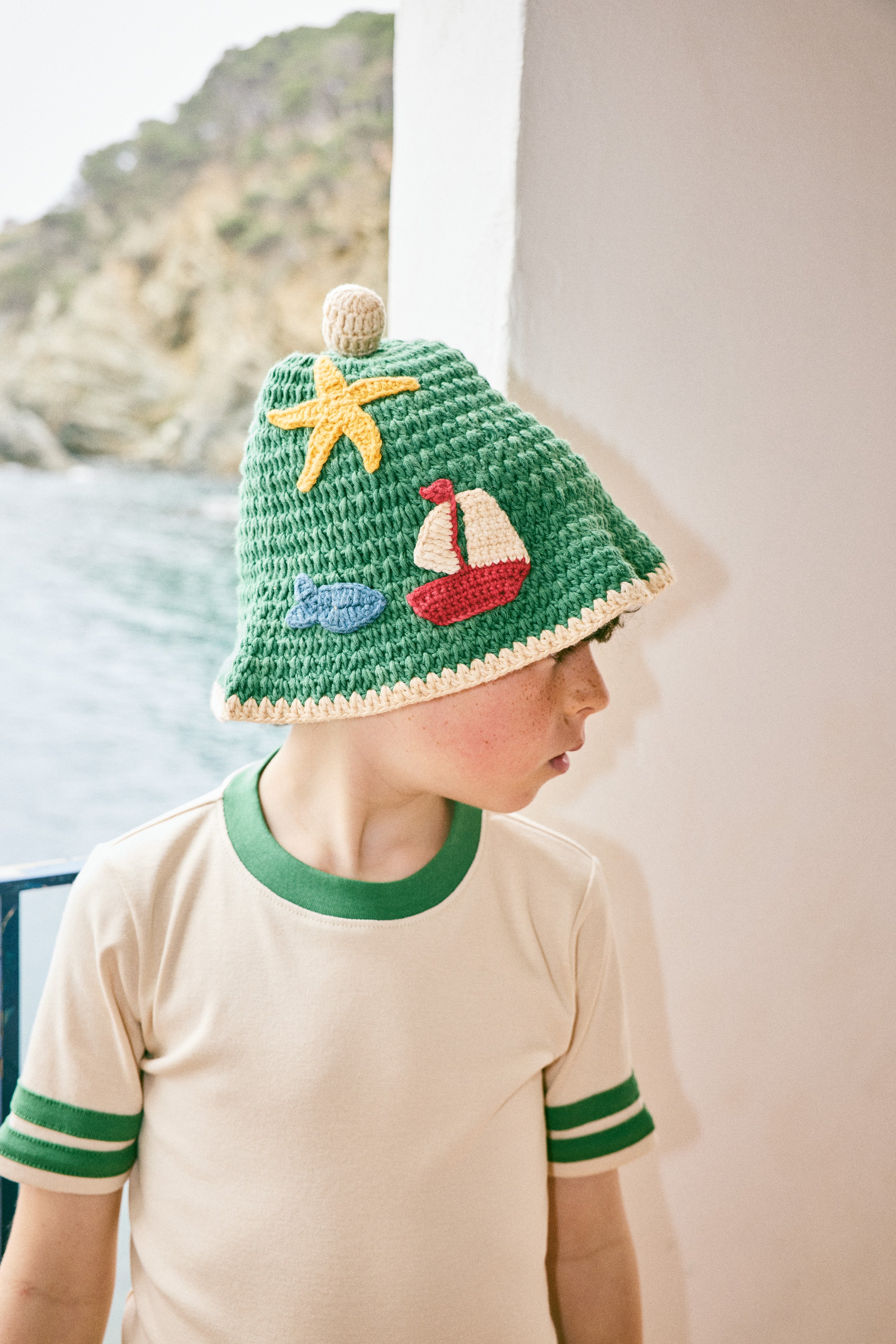 新品 misha and 注文 puff French Terry Beach Hat Misha & Puff Beach