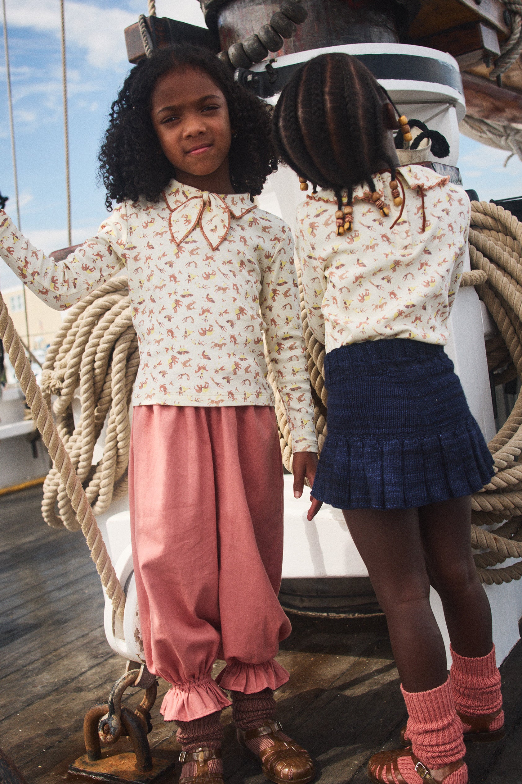 Misha & Puff パッチワークロングパンツ 6y Misha & Puff - Misha