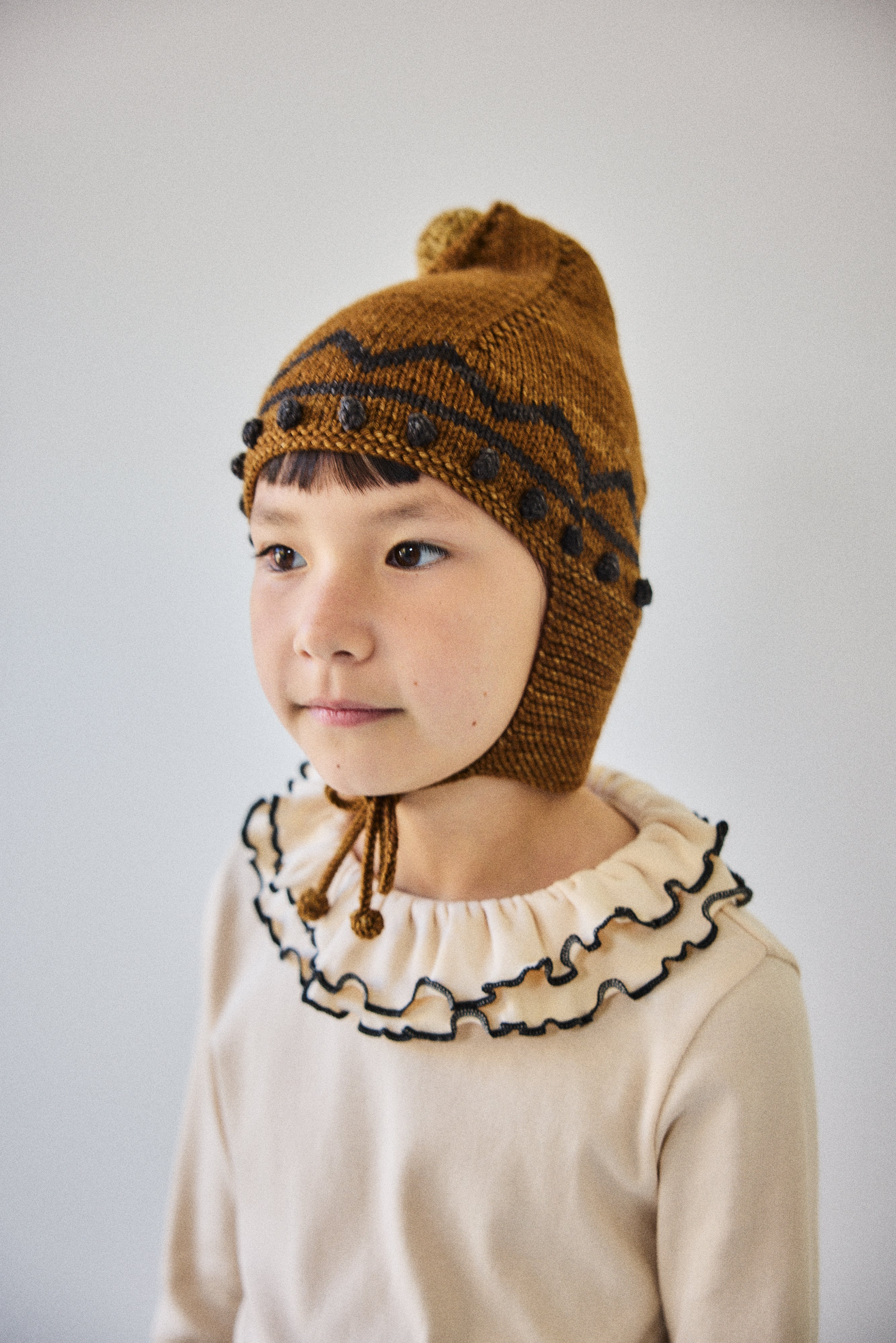 さ*︎様 Misha & Puff / zigzag pointy 2-4y 帽 mishaandpuff zigzag