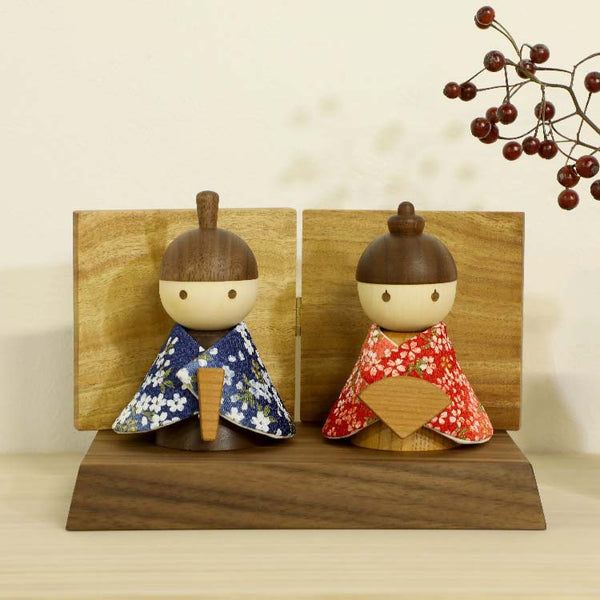 一刀彫 立雛 お雛祭り 雛人形 雛祭り 木彫 雛人形 立雛 | 一位一刀彫