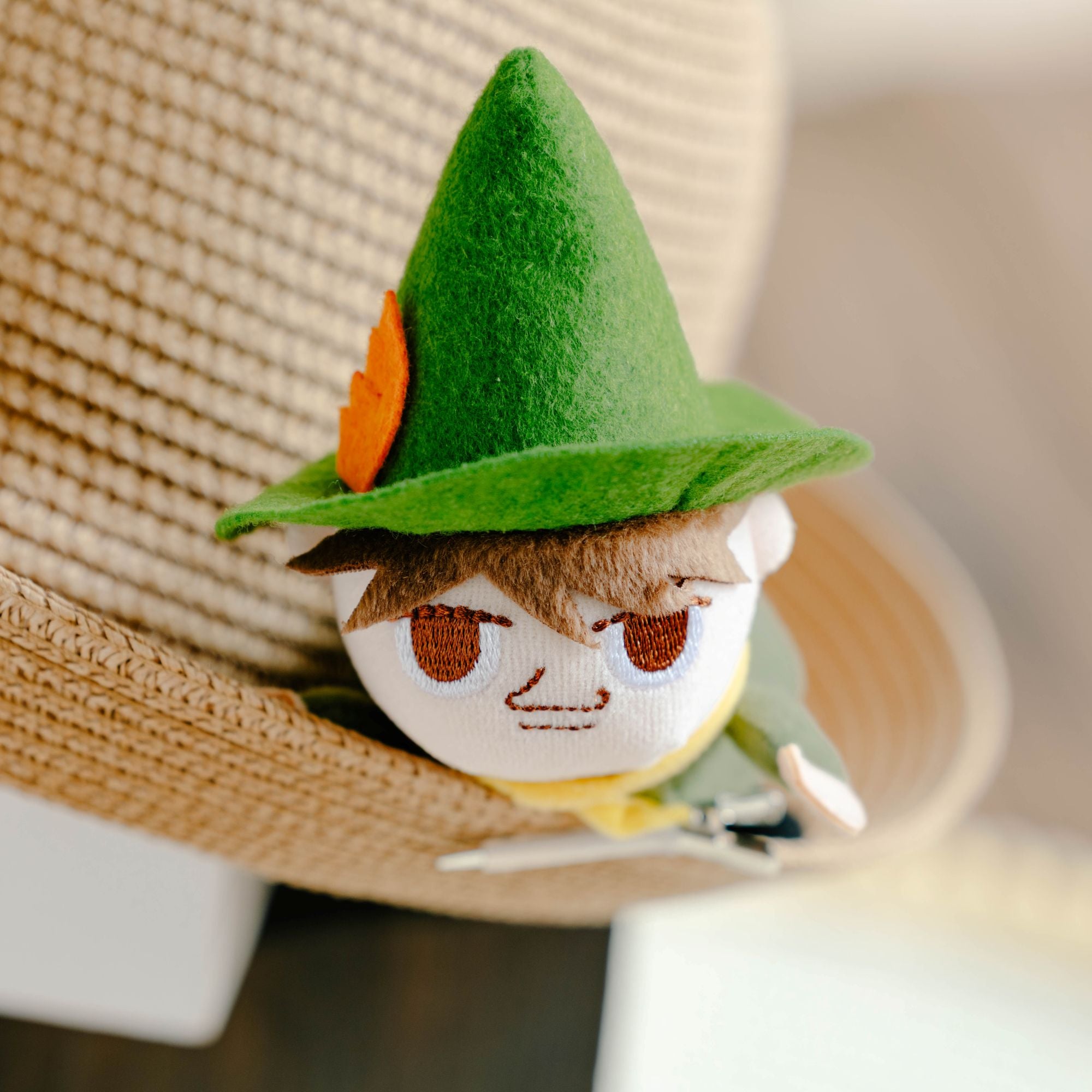 クリップ付ぬいぐるみ（スナフキン）【ムーミンバレーパーク限定