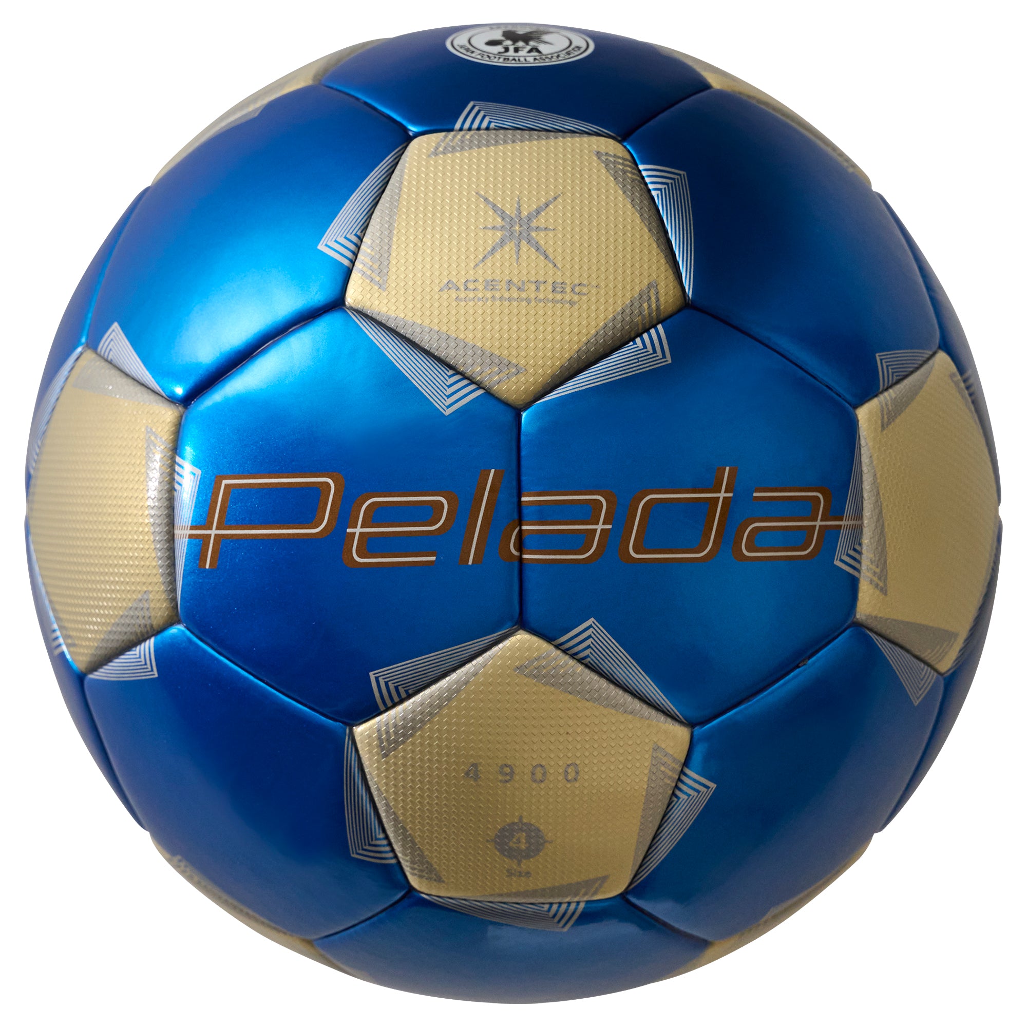 Pelada サッカーボール 公式サイズ 黒金 5号球 ペレーダ5000芝用（5号