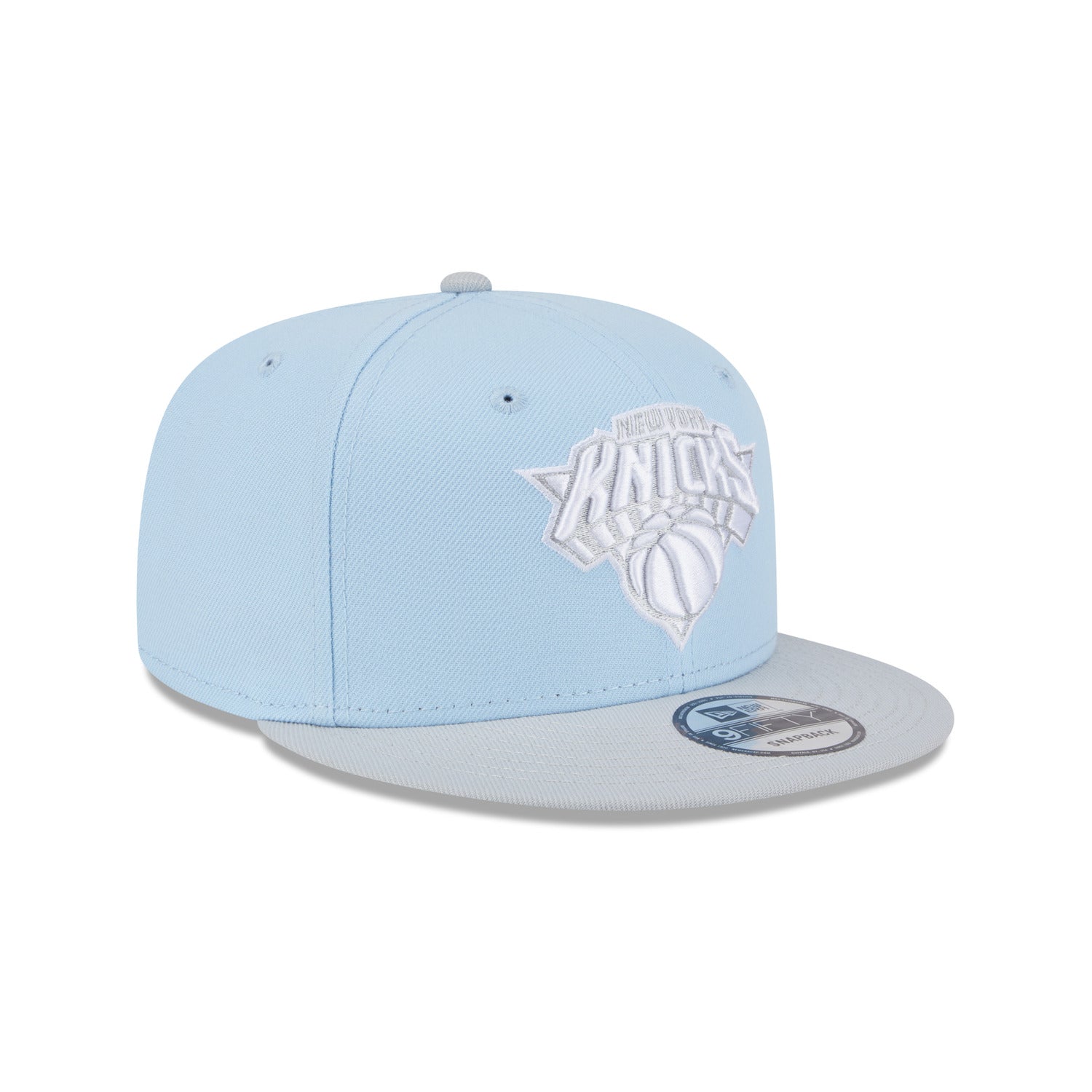New Era Knicks Color Pack 2- Tone Glacial Blue/Silver 950 Snapback