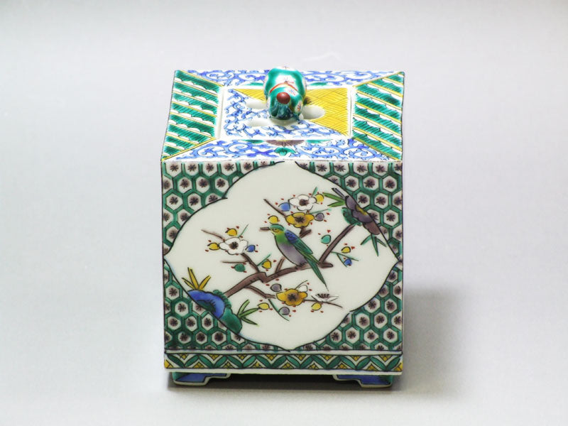 送料無料 石川県無形文化財九谷焼三代目 田村敬星作 毛筆細字御銚子 共