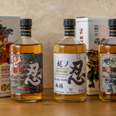 新潟直送計画】越ノ忍ウイスキー 飲み比べセット – 新潟麦酒 株式会社