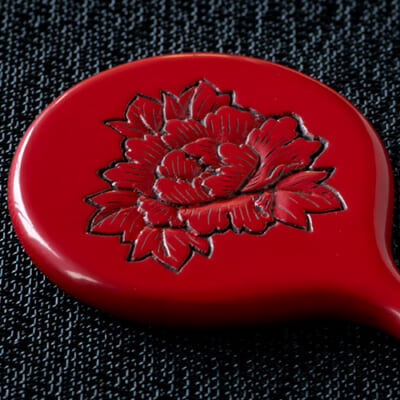 新潟直送計画】村上木彫堆朱 姫鏡 – 川村庚堂漆器店