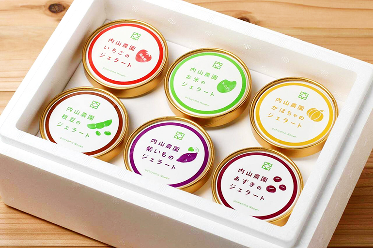 新潟直送計画】ジェラート詰め合わせ – 内山農園