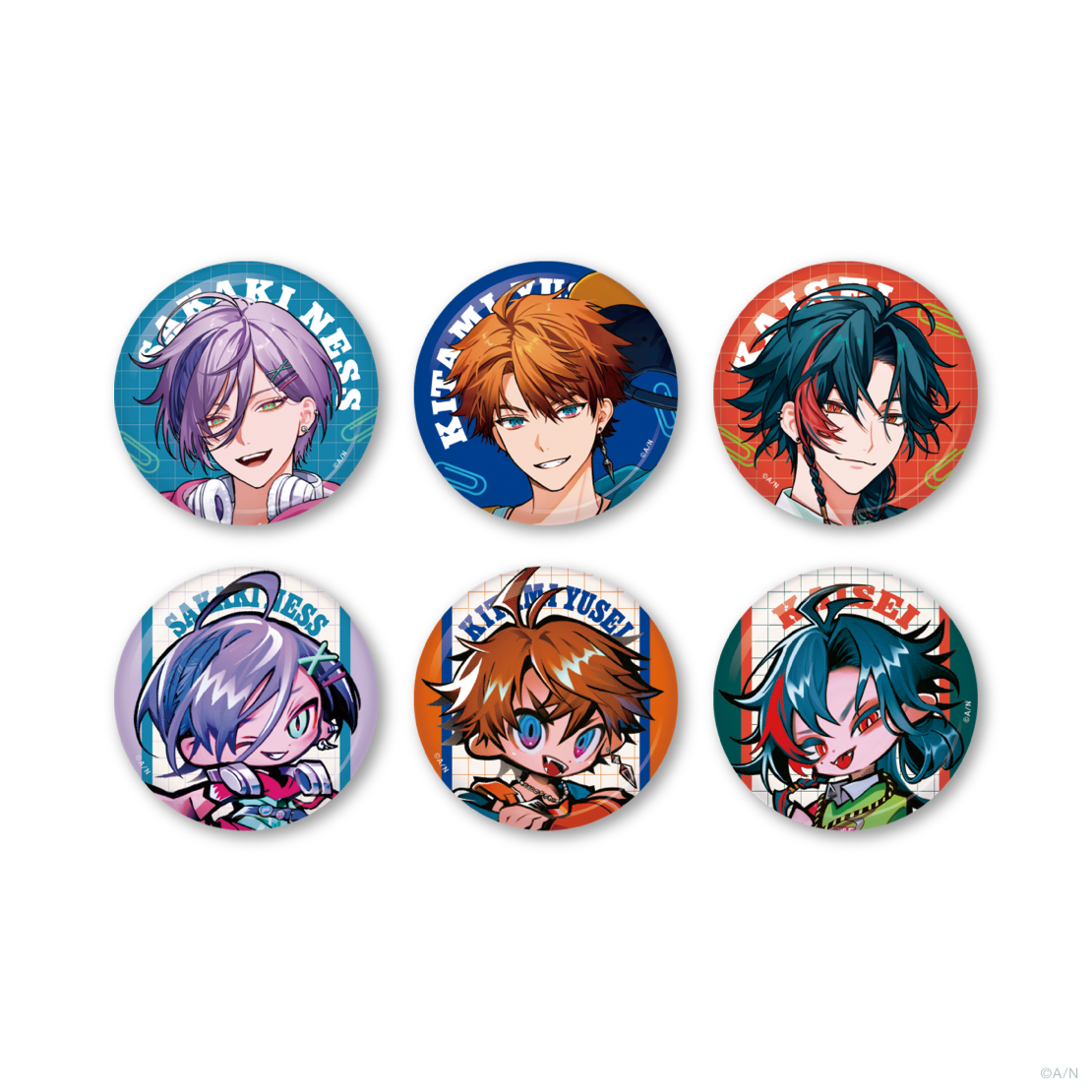 3SKM College】ランダム缶バッジ｜にじさんじオフィシャルストア