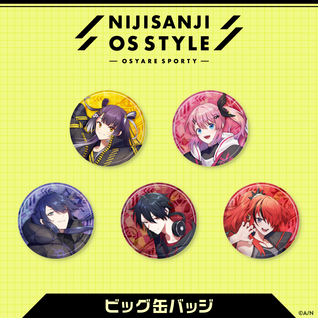 にじさんじ NIJISANJI OS Style 夢追翔 ビッグ缶バッジ ゆめお NIJISANJI