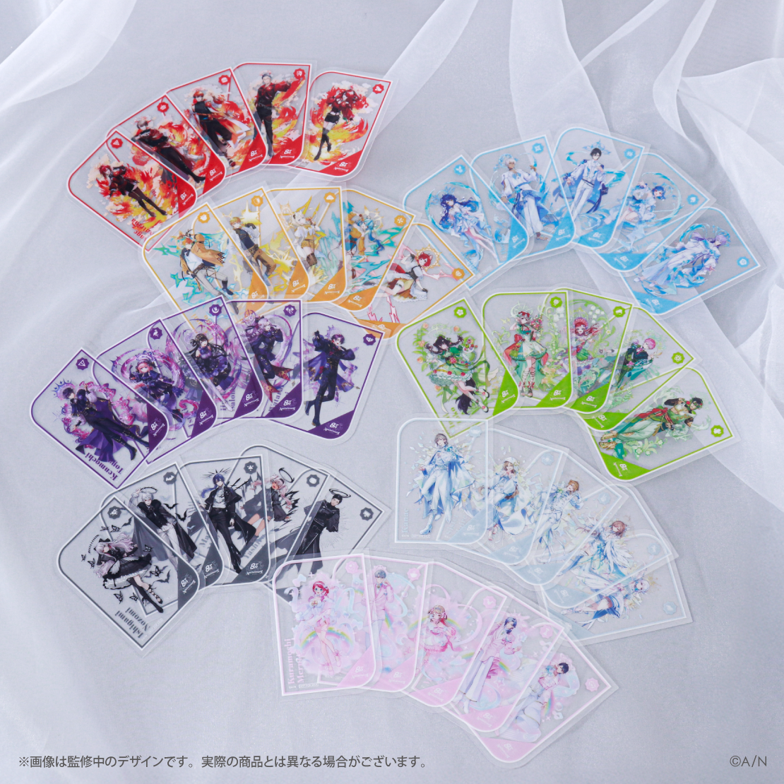 にじさんじ 8th Anniversary】ランダムグリッター缶バッジ Dグループ