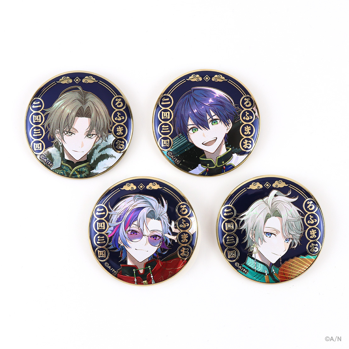 ROF-MAO 不破湊 四神 缶バッジ ROF-MAO 四神モチーフグッズ】メタル缶