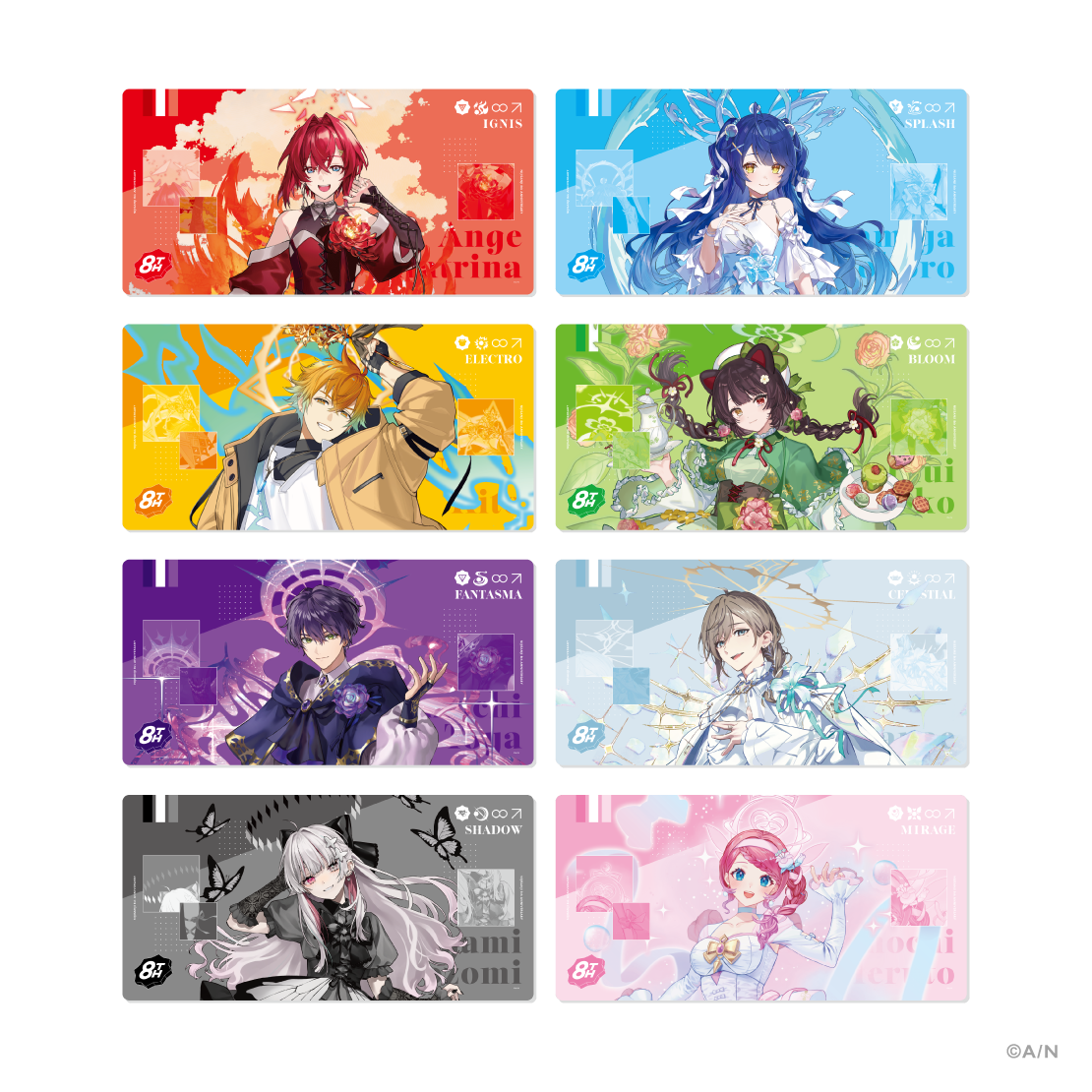 赤白カウンターデッキ にじさんじ スリーブつき デュエマ 本格構築