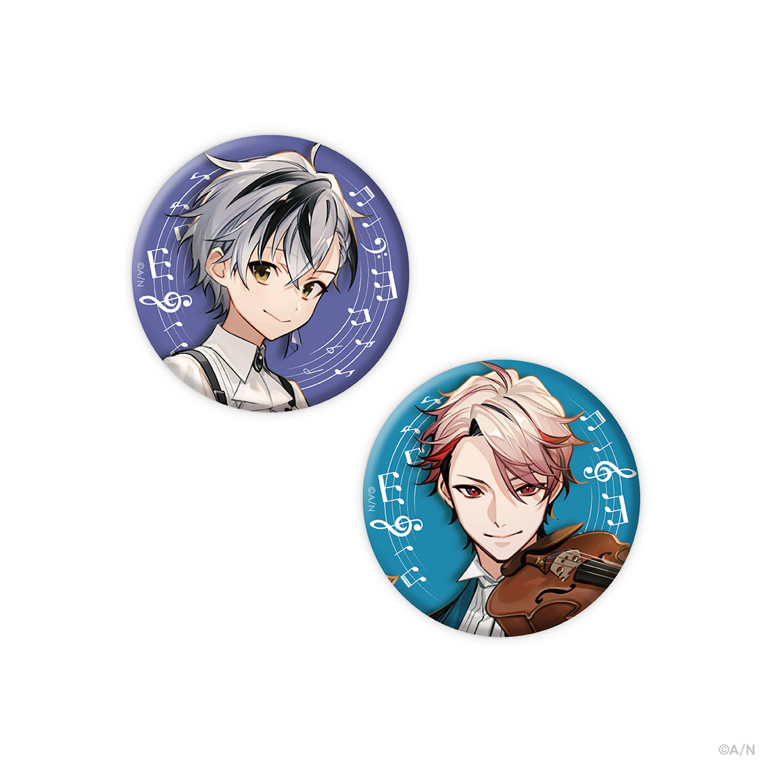 にじさんじ pajama party 缶バッジ ヴォルタ 渡会 雲雀 渡会雲雀 缶