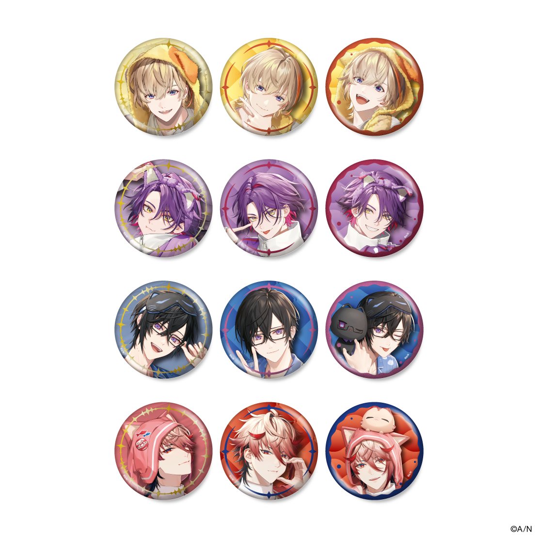 風楽奏斗 缶バッジ ART OF NIJISANJI 風楽奏斗 缶バッジ 風