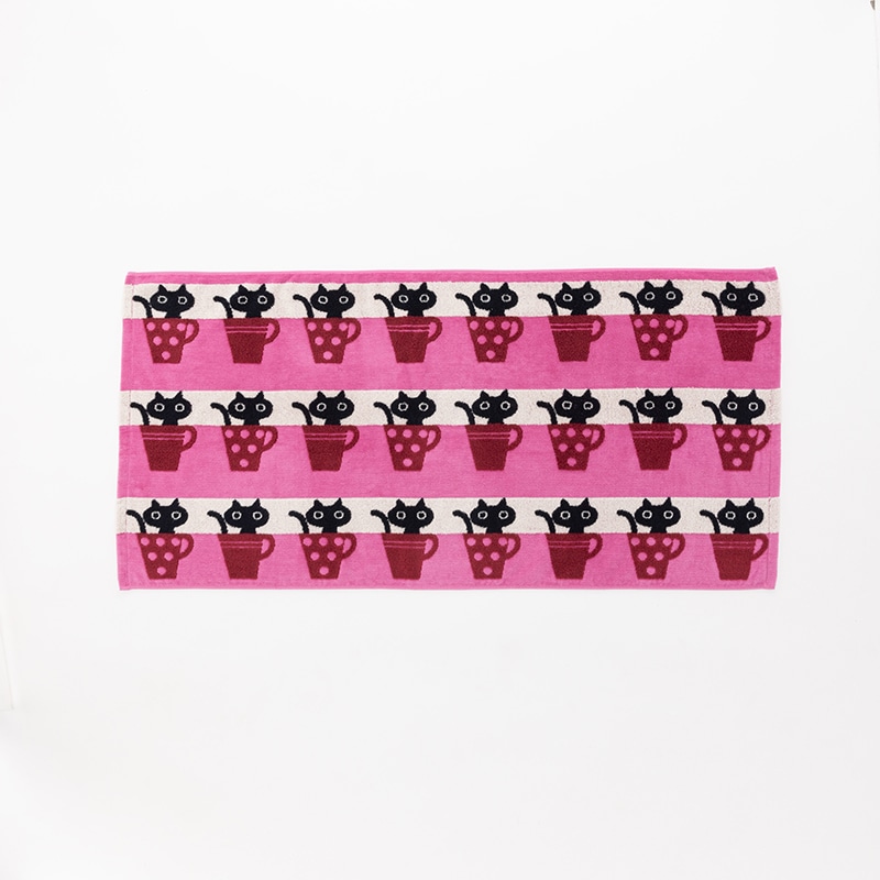 アツコマタノ バスタオル （バスタオル）60×120cm ピンク 綿100