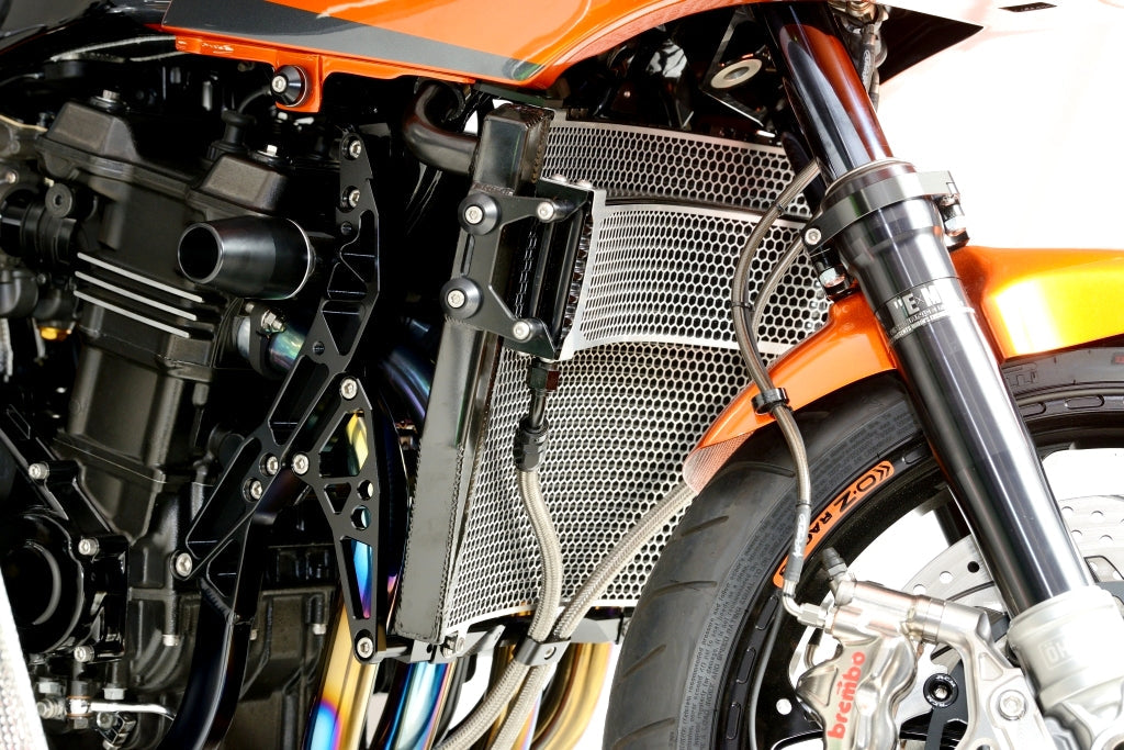 GPZ900R/750 Ninja OILクーラー HIGHマウント用 コアガード