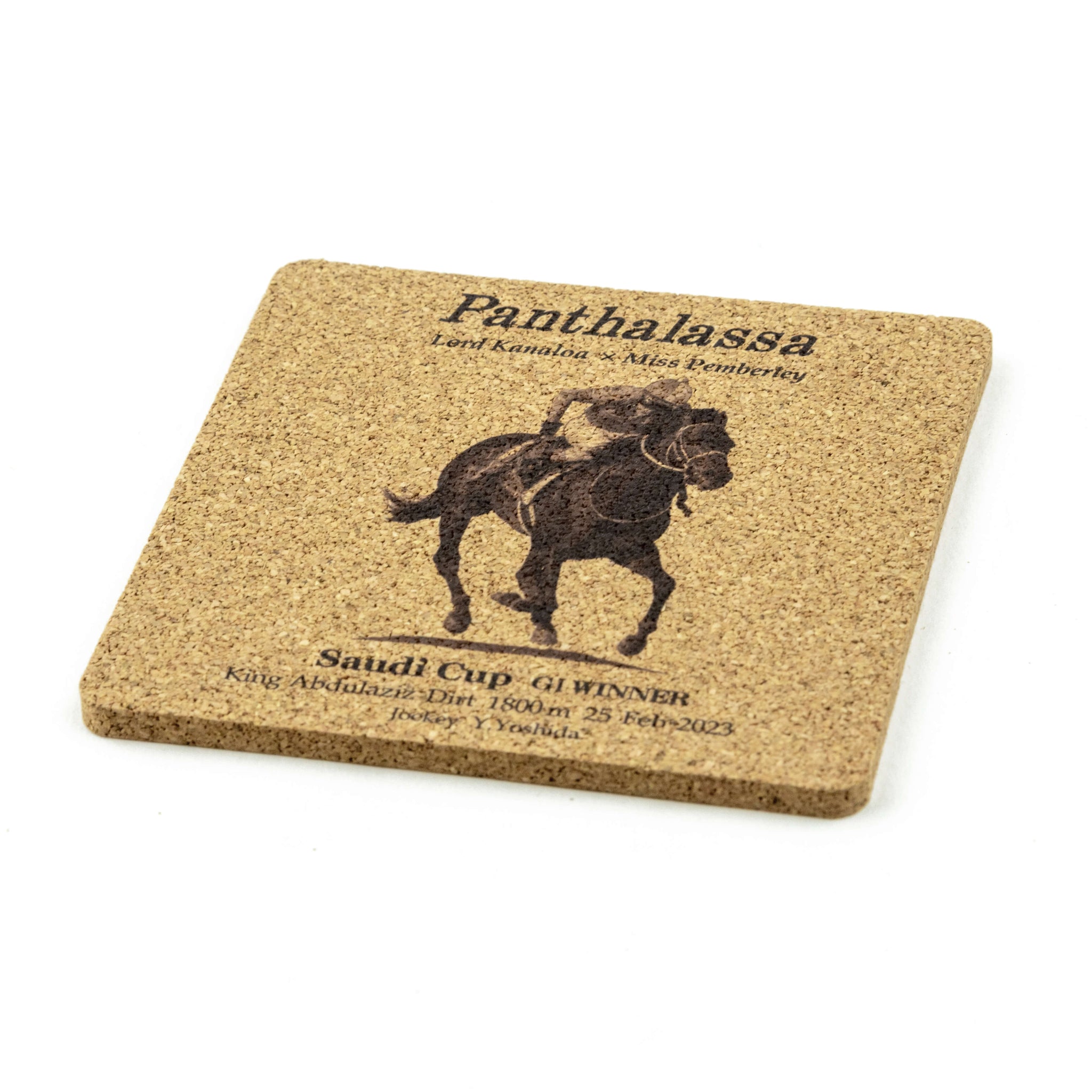 パンサラッサ ミニゼッケン コースター JRA 競馬グッズ ウマ娘