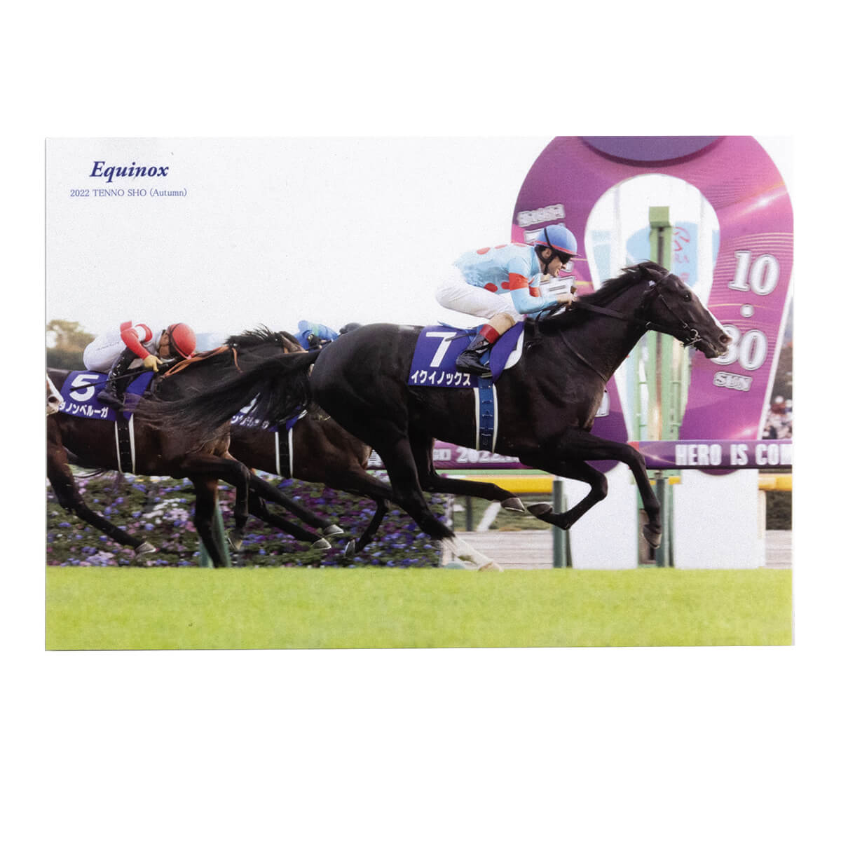 オリジナルポストカード イクイノックス 天皇賞(秋)2022 - 競馬グッズ