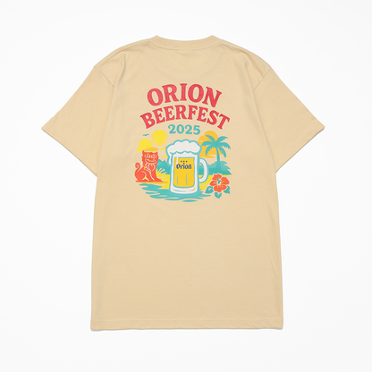 オリオンビアフェスト2025限定Tシャツ（カラー：ベージュ