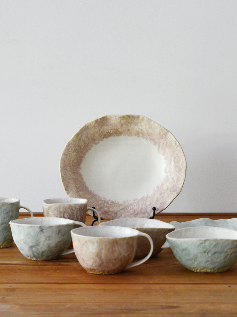 茶碗 無地刷毛目碗 杉本立夫 号は泥牛 京都大吉主人 抹茶碗 桐箱入