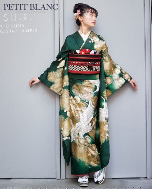 振袖セット一式緑