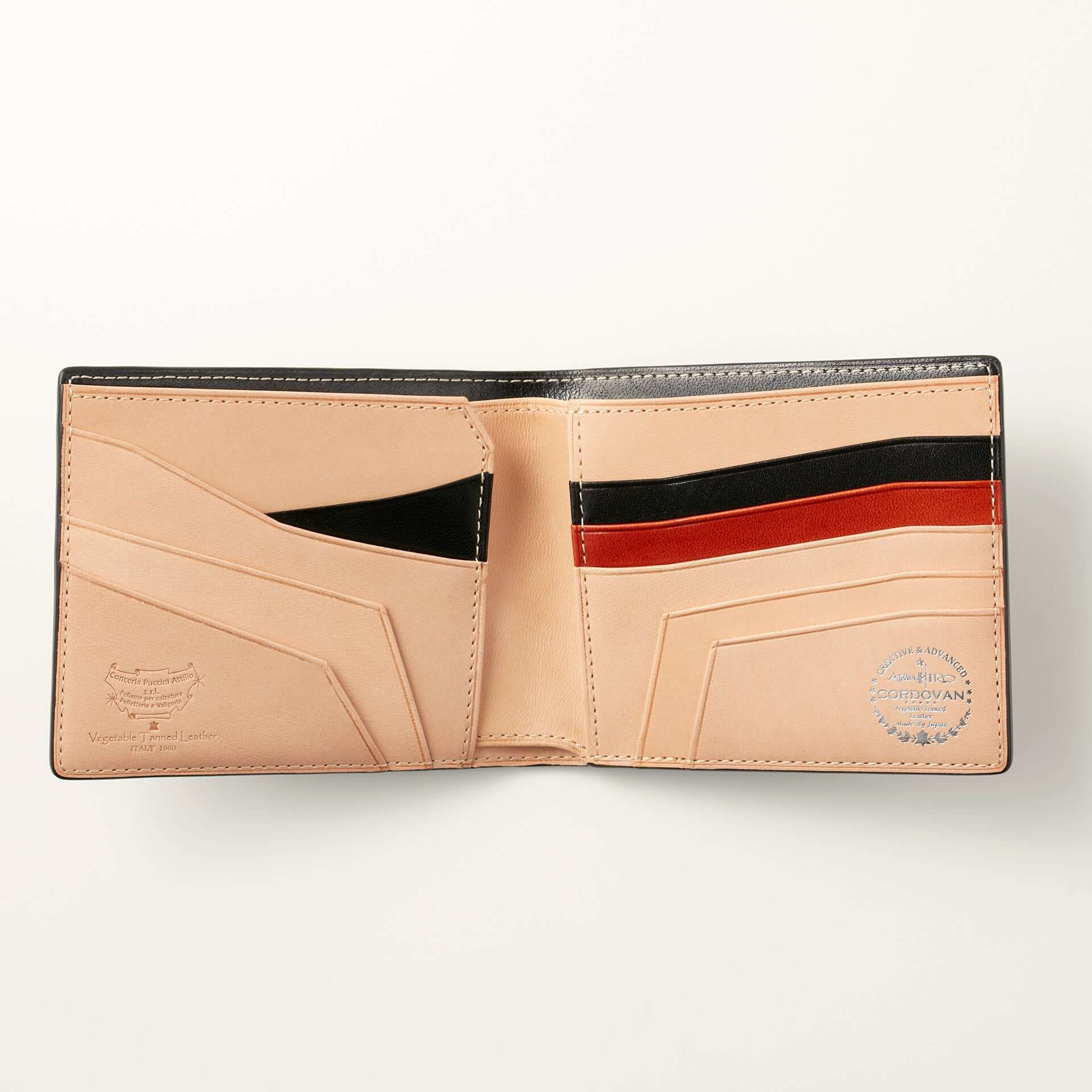 アトリエ・ヒロ コードバンプレミアム 二つ折り財布（純札入れ