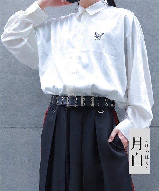 蝶刺繍ジャガードシャツ | axes femme online shop