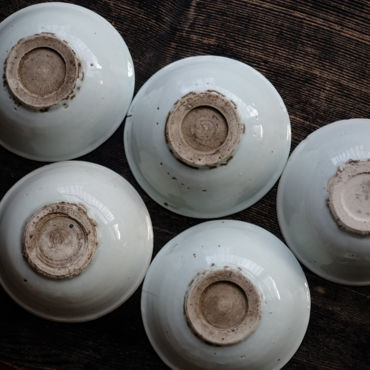 古染付 青花 蘭図深鉢皿 (明朝末期-清朝初期) – 逢季荘