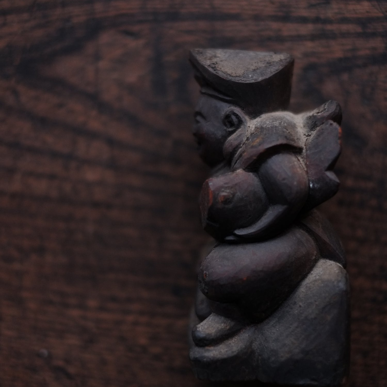 時代 木彫 恵比寿像 （江戸時代） – 逢季荘