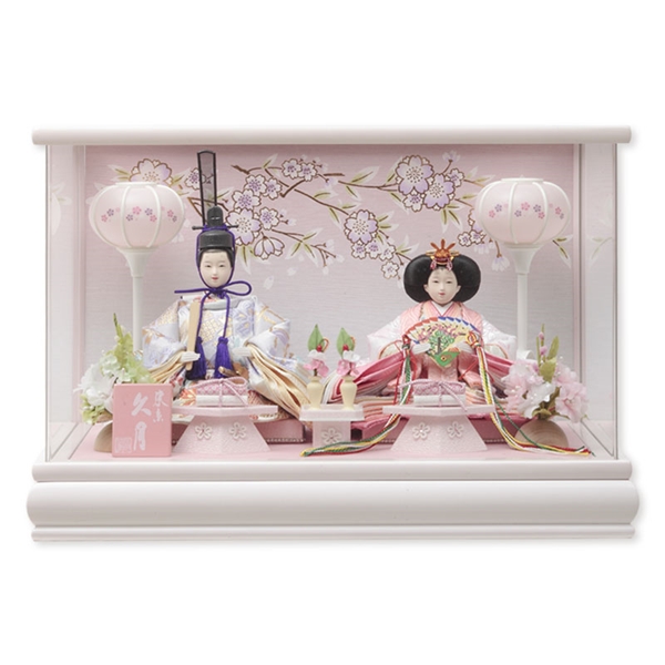 雛人形 久月作 ひな人形 ケース入 浮世人形 花娘 極美品 雛人形 久月作