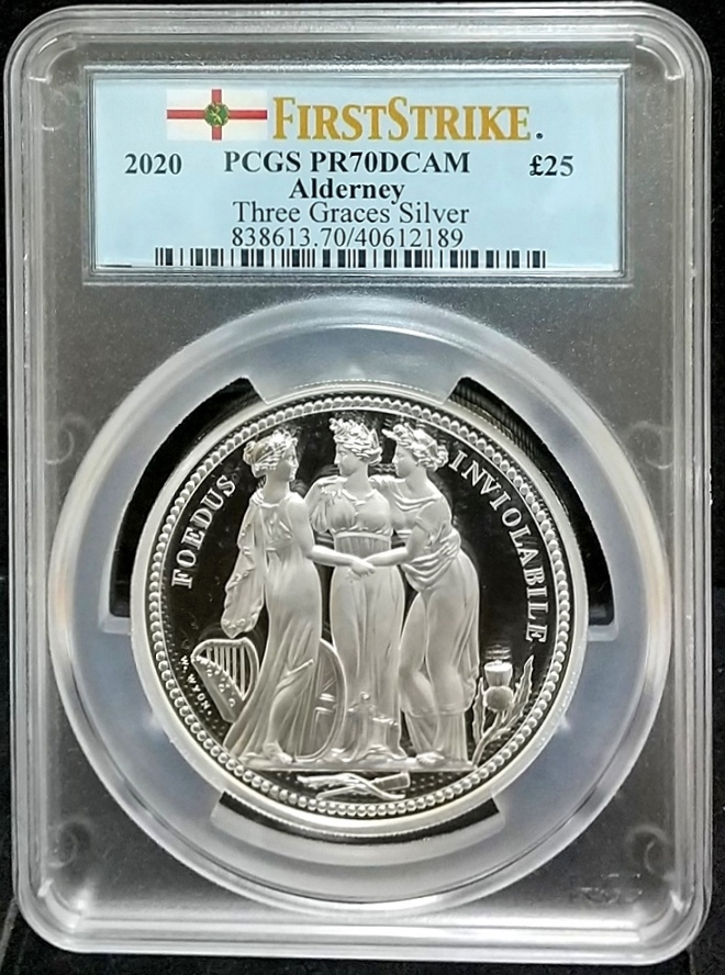 超希少 人気 PCGS-PR67 スリーグレイセス ファンタジー 1879 銀貨