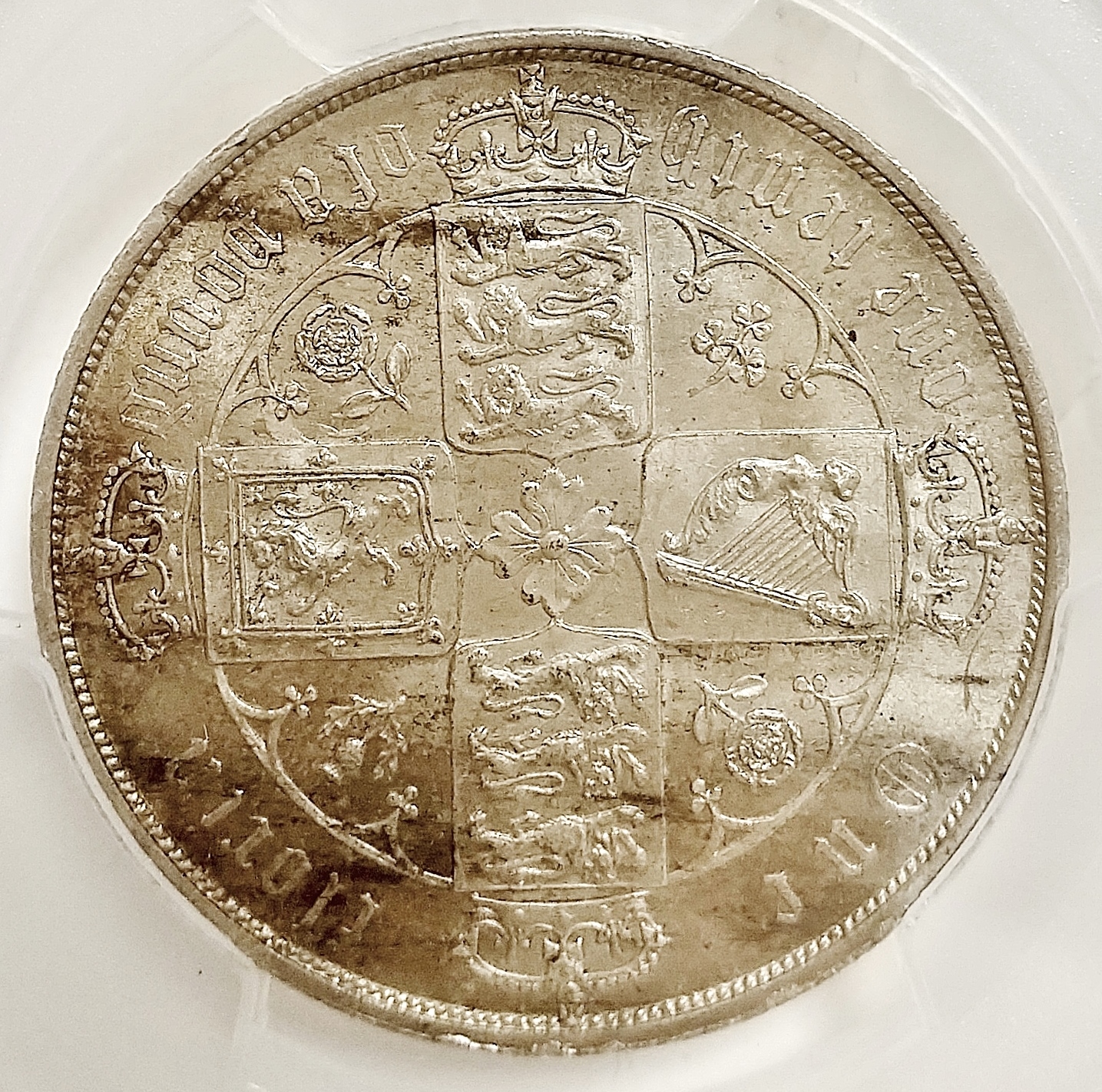 f*i様 1858 英国 ゴシック フローリン銀貨ヴィクトリア女王(mdcccl