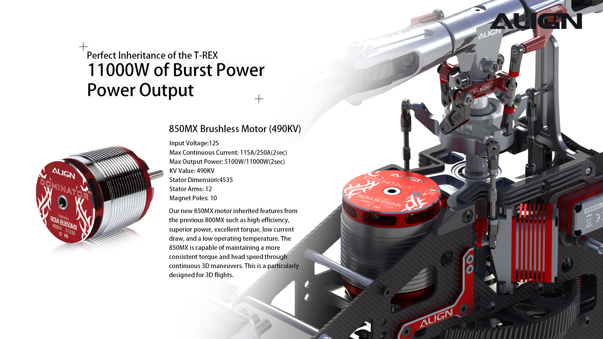 左右 T-REX 700E 800E PRO カーボンメインフレーム 左右 T-REX 700E