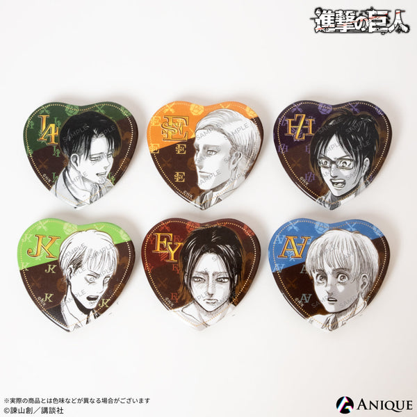 進撃の巨人 ドンキホーテ コラボ 缶バッジ ジャン&アルミン O 進撃の