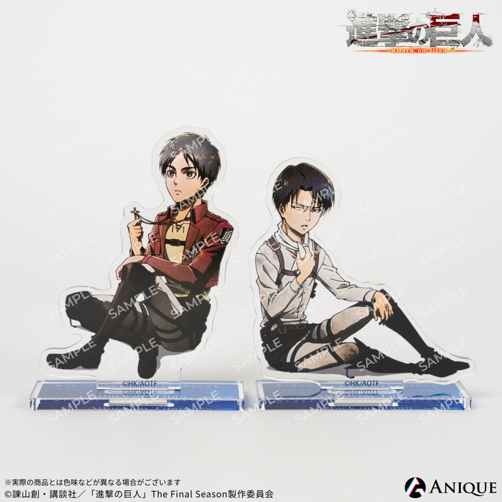 進撃の巨人 LINE CLOVA 当選品 アクリルスタンド 5個セット 進撃の巨人