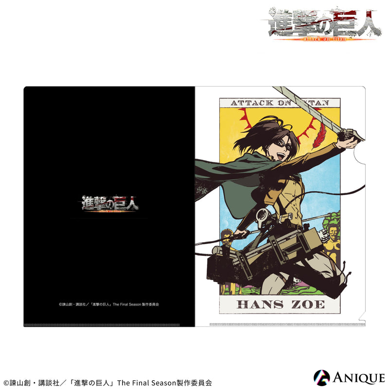 進撃の巨人 ハンジ クリアファイル ① Anique Shop JAPAN