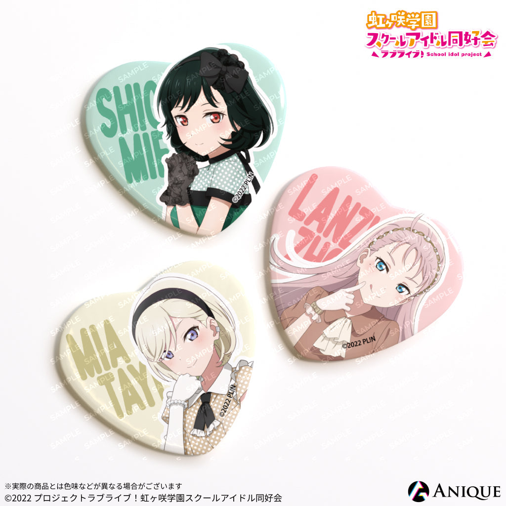 ラブライブ 虹ヶ咲学園 天使と悪魔 缶バッジ 天王寺璃奈 【公式通販】