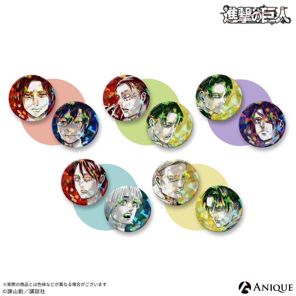 進撃の巨人 きゃにめ限定 イメージソング ジャケット 缶バッジ 【公式