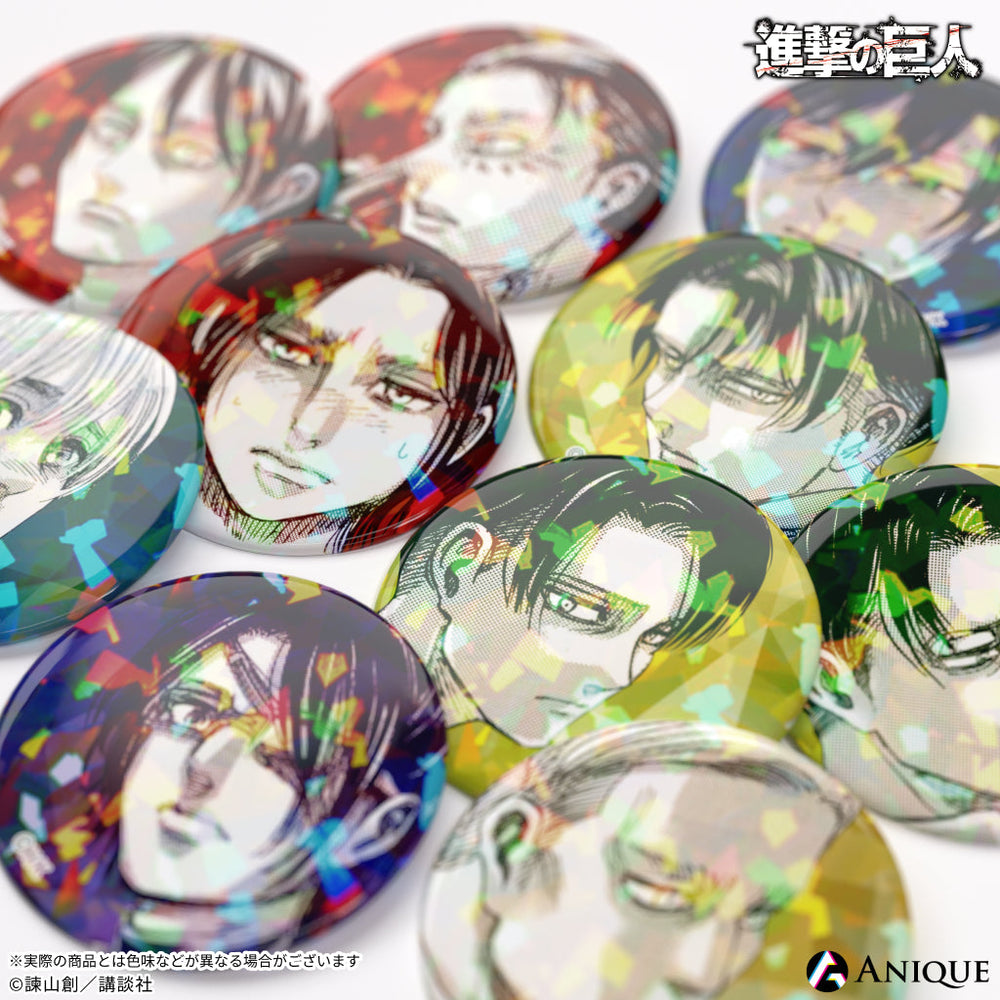 進撃の巨人 極楽湯 缶バッジ 10点セット TVアニメ「進撃の巨人」×極楽